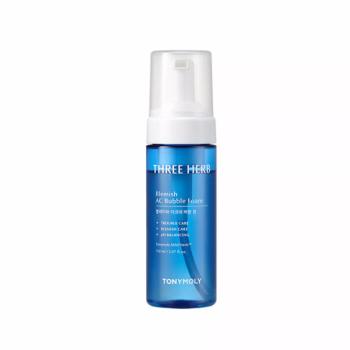 Tony Moly Spumă de curățare pentru pielea problematică Three Herb Blemish (AC Bubble Foam) 150 ml