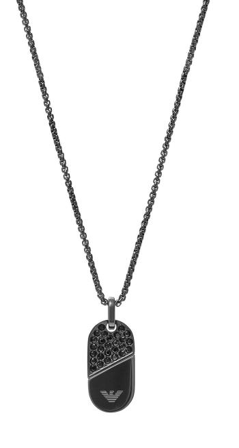 Emporio Armani Colier unic cu cristale pentru bărbați Couples EGS3138001