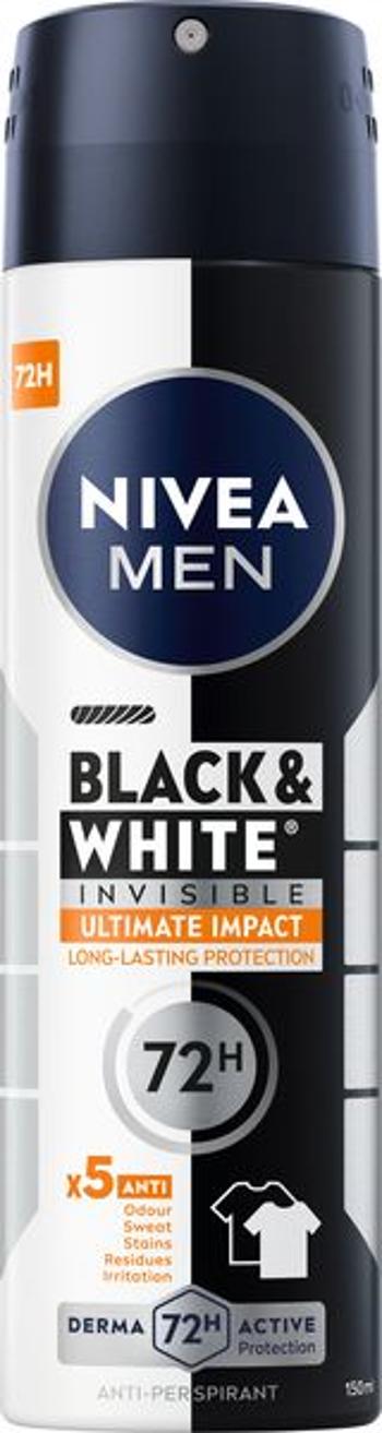 Nivea Antiperspirant spray Men Black & White Invisible Ultimate Impact 150 ml