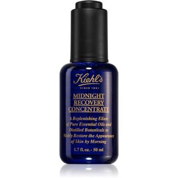 Kiehl's Midnight Recovery Concentrate ser de noapte reparator pentru toate tipurile de ten, inclusiv piele sensibila 50 ml