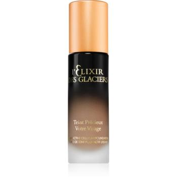 Valmont l' Elixir Des Glaciers Teint Précieux fond de ten cu acoperire ridicată pentru netezirea pielii si inchiderea porilor culoare Amber Beige in F