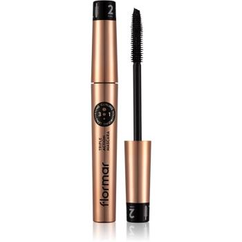 flormar Triple Action Mascara mascara hrănitor 3 in 1 8 ml