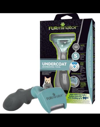 FURMINATOR Undercoat deShedding pentru pisici cu părul lung Mic