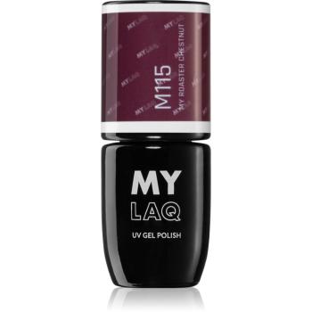 MYLAQ UV Gel Polish lac de unghii sub forma de gel culoare My Roaster Chestnut 5 ml