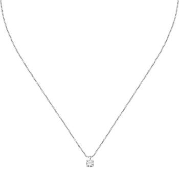 La Petite Story Colier din argint cu zirconiu transparent Silver LPS10AWV08