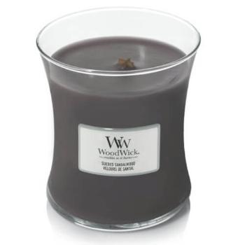 WoodWick Lumânare parfumata in vază Suede & Sandalwood 275 g