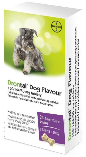 DRONTAL Dog Flavour 150/144/50 mg 24 tabliet