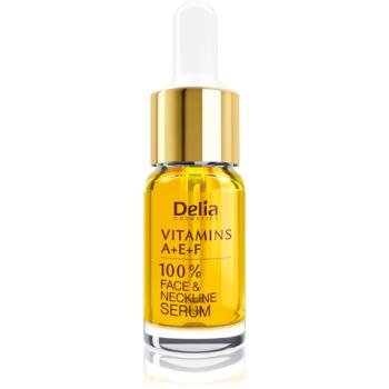 Delia Cosmetics Professional Face Care Vitamins A+E+F ser pentru contur pentru fata si decolteu 10 ml