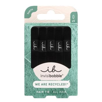 Invisibobble Elastic pentru păr Hair Tie Black 5 buc