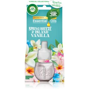 Air Wick Spring Fresh Spring Breeze & Island Vanilla odorizant electric rezervă 19 ml