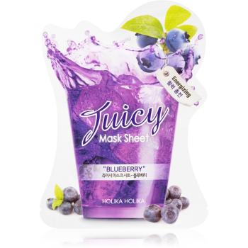 Holika Holika Juicy Mask Sheet Blueberry masca de celule cu efect energizant 20 ml