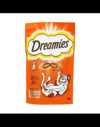 DREAMIES cu pui 6 x 60g recompensa pisici cu pui delicios