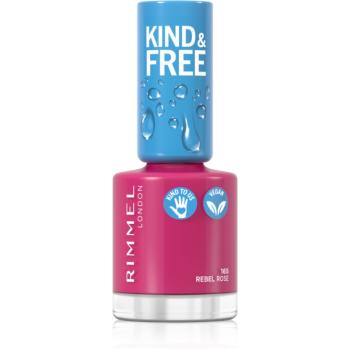 Rimmel Kind & Free lac de unghii culoare 165 Rebel Rose 8 ml