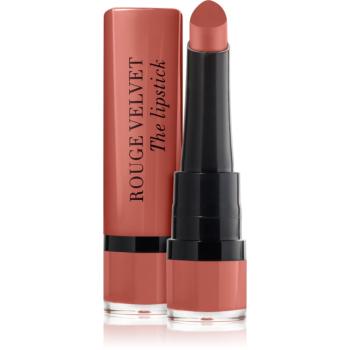 Bourjois Rouge Velvet The Lipstick ruj mat culoare 46 Honey Nougat 2.4 g