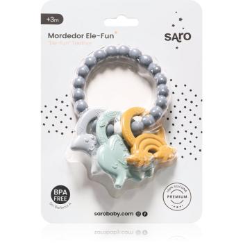 Saro Baby Ele-Fun jucărie pentru dentiție Blue 1 buc