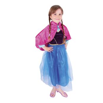  Costum pentru copii Rappa Prințesa regatului degheață Anna, dimensiunea 1.5 mm. S