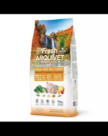 Mancare pentru caini ARQUIVET Fresh semi-umeda 10 kg curcan si peste oceanic