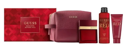 Guess Seductive Red Pour Homme - EDT 100 ml + spray de corp 226 ml + gel de duș 100 ml + pungă