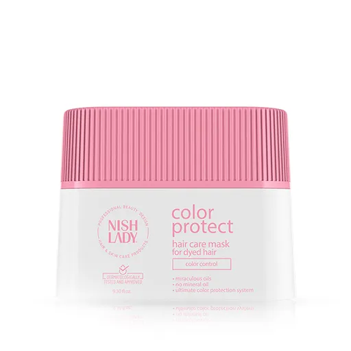Masca pentru Parul Vopsit - NISH LADY -  COLOR PROTECT - 275 ml