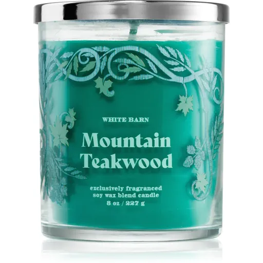Bath & Body Works Mountain Teakwood lumânare parfumată 227 g