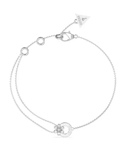 Guess Brățară delicată din oțel cu floare Lily JUBB05111JWRH 18,4 cm