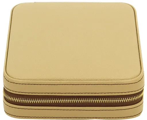 Friedrich Lederwaren Cutie de bijuterii de voiaj bej/neagră Ascot 26113-8