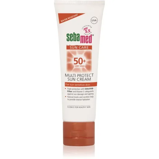 Sebamed Sun Care Multi Protect lotiune pentru bronzat SPF 50+ 75 ml