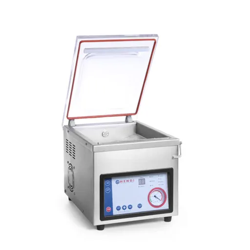 Masina de vidat cu camera, Hendi, 167 lt/min, banda sigilare 260mm, putere 370w, 330x480x(H)360mm