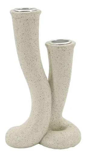 Mauro Ferretti Suport Pentru Lumânare Cu Pietre, 10 X 6,5 X 17,5 Cm | Aosom Romania