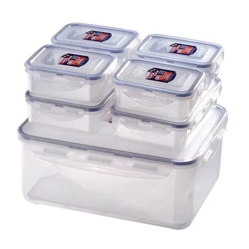 Set de 7 recipiente pentru alimente LOCKnLOCK
