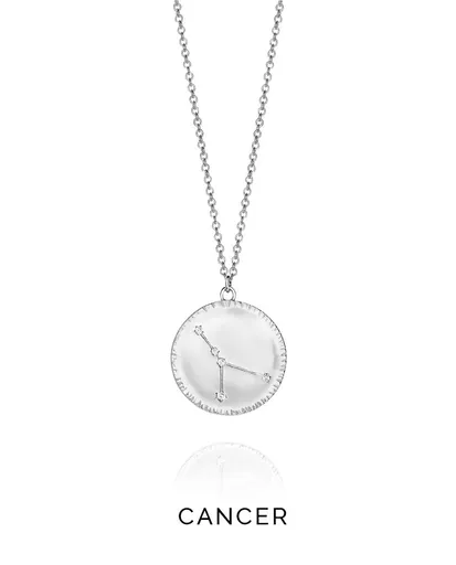 Viceroy Colier din argint semn astrologic Rac Horoscopo 61014C000-38CA