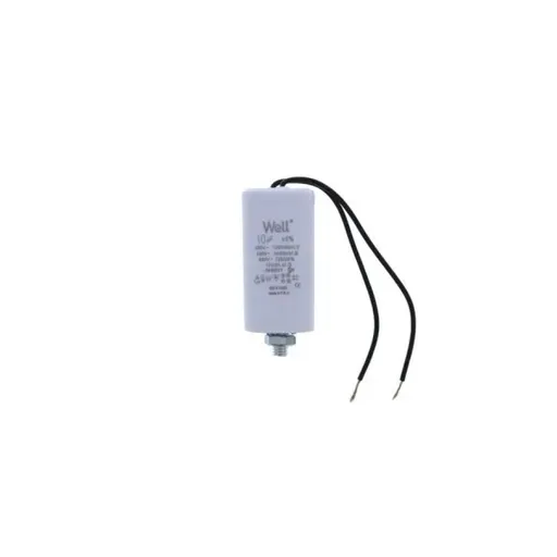 Condensator pornire motor 400V 10uF cu fir, Well