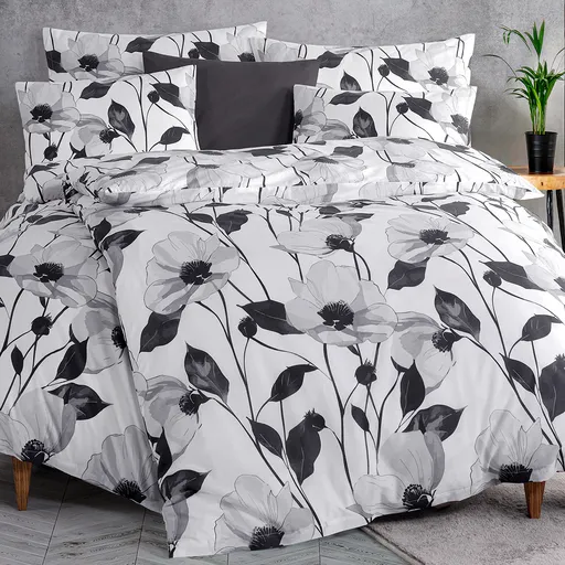 Lenjerie de pat din bumbac renforcé 4Home Monochrome Bloom , 140 x 200 cm, 70 x 90 cm