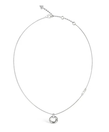 Guess Colier din oțel cu cristale Oh My G JUBN04518JWRHT/U