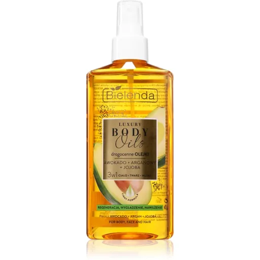 Bielenda Luxury Body Oils Avocado + Argan + Jojoba ulei pentru față, corp și păr 150 ml