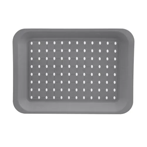 Tavă din plastic Orion 33 x 23 cm,  gri, gri