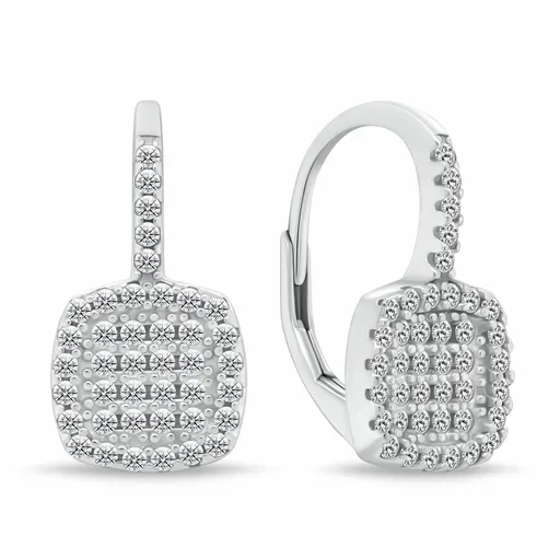 Brilio Silver Fantastici cercei din argint cu zirconi EA341W