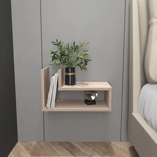 Noptiera, Hanah Home, Lara, 45x26.8x22 cm, Bej