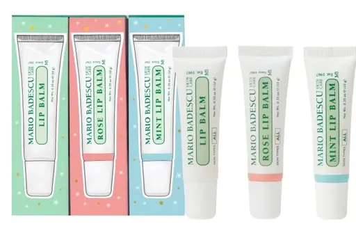Mario Badescu Set cadou de balsame de buze Lip Balm Trio