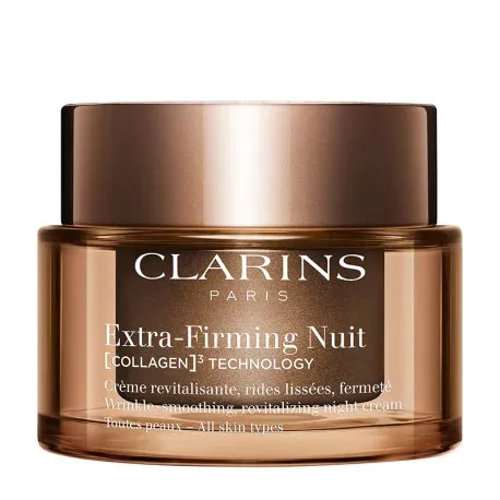 Clarins Cremă de noapte de fermitate pentru toate tipurile de piele Extra-Firming Nuit Collagen Technology (Cream) 50 ml