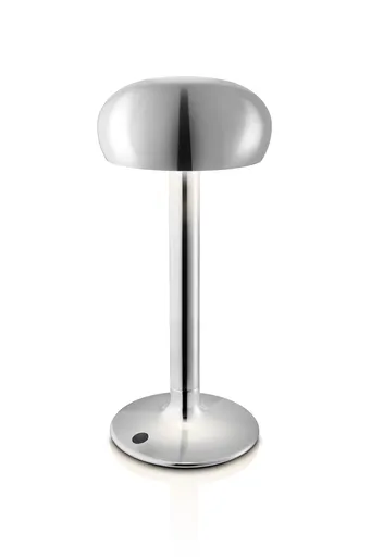 Lampă Emendo cu bec LED cu baterie, crom - Eva Solo