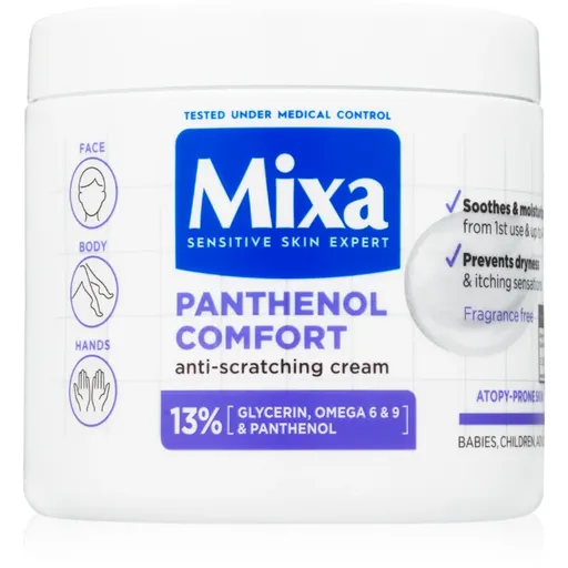 Mixa Panthenol Comfort cremă de corp regeneratoare pentru piele uscata spre atopica 400 ml