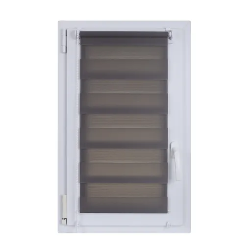 Jaluzele cu role ZI și NOAPTE gri , 97 x 150 cm, gri, 97 x 150 cm
