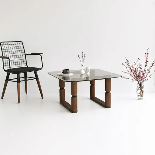 Masuta de cafea, Hanah Home, Stoa, 80x42x80 cm, Bronz