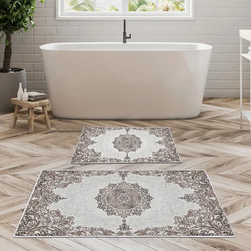 Set covorase de baie, L'essentiel Maison, Kt466 V2, Multicolor