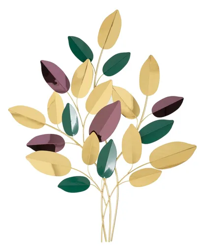 Decoratiune de perete Colorful, Mauro Ferretti, 81.9x3.8x97 cm, fier, multicolor