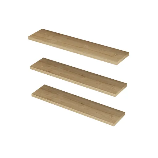 Etajeră Boss Sapphire Oak, 3 buc., naturală