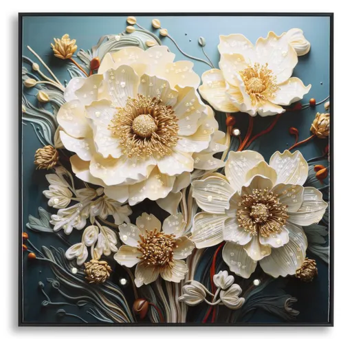 Mauro Ferretti Pictura Pe Pânza Lacut Narcy -B- Cu Rama cm 82X4X82 | Aosom Romania