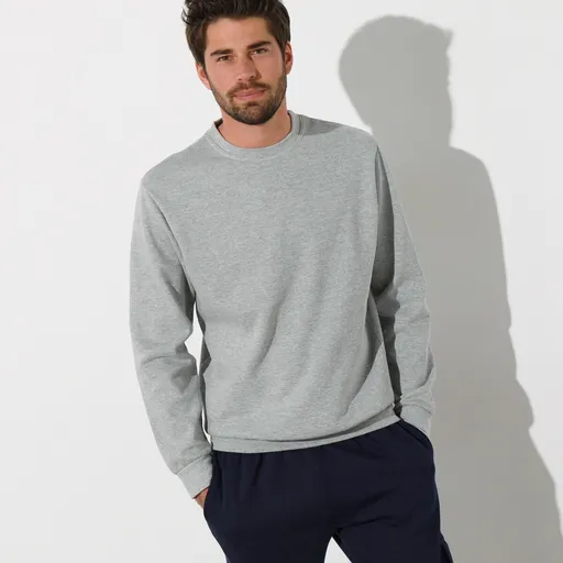 Hanorac cu guler rotund, confecționat din molleton periat