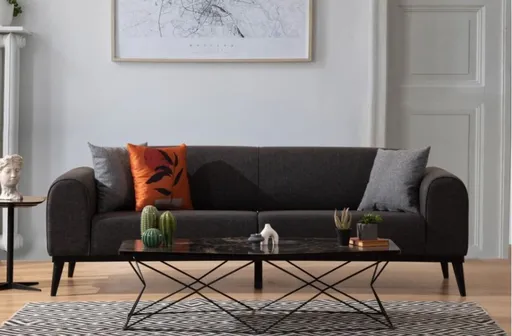 Canapea extensibila 3 locuri, Atelier del Sofa, 560ARE2910, Antracit